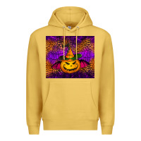 Antique Gold halloween jack o'lantern tumbler Premium Hoodie - Jasminsmagicworld