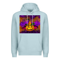 Blue Mist halloween jack o'lantern tumbler Premium Hoodie - Jasminsmagicworld