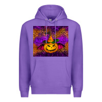Purple halloween jack o'lantern tumbler Premium Hoodie - Jasminsmagicworld