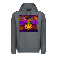 Rock halloween jack o'lantern tumbler Premium Hoodie - Jasminsmagicworld
