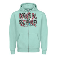 Seafoam dental squad Zipper Hoodie - Zillion Design Studio