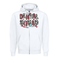 White dental squad Zipper Hoodie - Zillion Design Studio