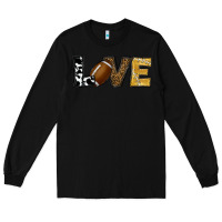 Black football love Long Sleeve Tee - RanaPortraitStore