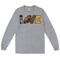 Heather Grey football love Long Sleeve Tee - RanaPortraitStore
