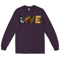 Plum football love Long Sleeve Tee - RanaPortraitStore