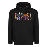 Black Drink Up Witches Heavyweight Hoodie - CowhideDigitalArt