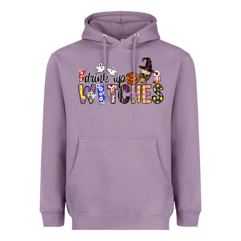 Drink Up Witches Heavyweight Hoodie by CowhideDigitalArt | Teevron