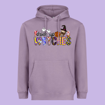 Drink Up Witches Heavyweight Hoodie Designed By Cowhidedigitalart