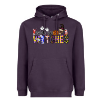 Plum Drink Up Witches Heavyweight Hoodie - CowhideDigitalArt