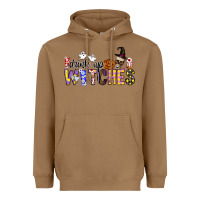 Toasted Coconut Drink Up Witches Heavyweight Hoodie - CowhideDigitalArt
