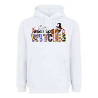 White Drink Up Witches Heavyweight Hoodie - CowhideDigitalArt