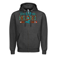 Charcoal Heather teach your heart out Zipper Hoodie - texasbilliewilder