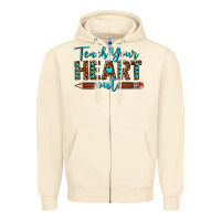 Sandshell teach your heart out Zipper Hoodie - texasbilliewilder