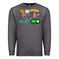 Charcoal Heather holiday mode on Premium Sweatshirt - AdoDesignShop