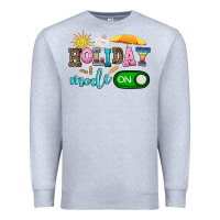 Heather Grey holiday mode on Premium Sweatshirt - AdoDesignShop
