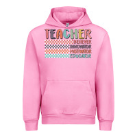 Fuchsia Pink retro teacher Urban Hoodie - MaliasSmallBusiness