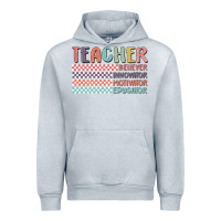 Heather Grey retro teacher Urban Hoodie - MaliasSmallBusiness