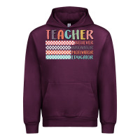 Mauve Wine retro teacher Urban Hoodie - MaliasSmallBusiness