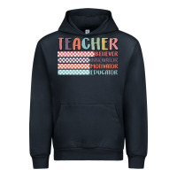 Navy retro teacher Urban Hoodie - MaliasSmallBusiness