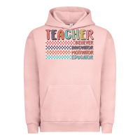 Pigment Salmon retro teacher Urban Hoodie - MaliasSmallBusiness