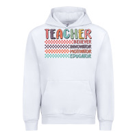 White retro teacher Urban Hoodie - MaliasSmallBusiness