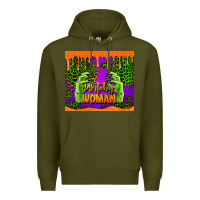 Army Green witchy woman halloween tumbler Premium Hoodie - Jasminsmagicworld
