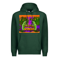 Sports Green witchy woman halloween tumbler Premium Hoodie - Jasminsmagicworld