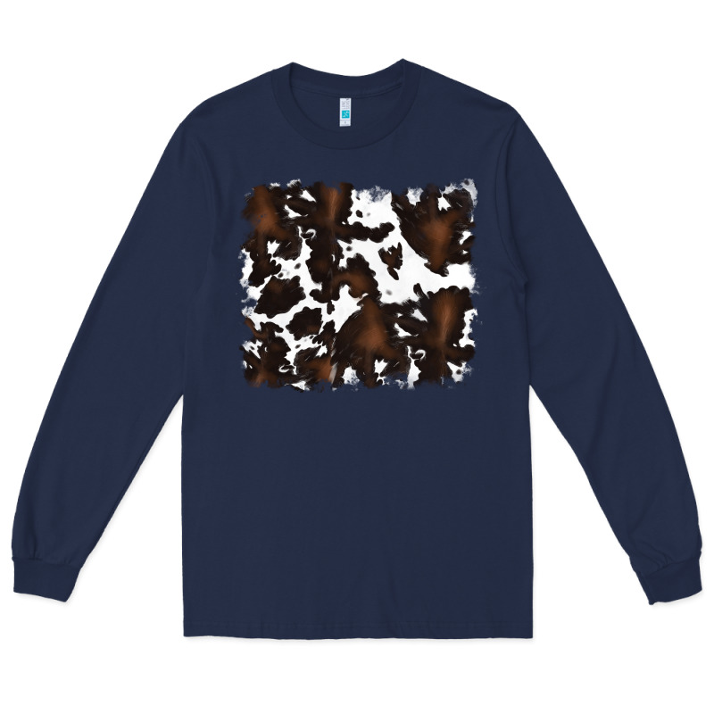 Cowhide Background Long Sleeve Tee by RanaPortraitStore | Teevron