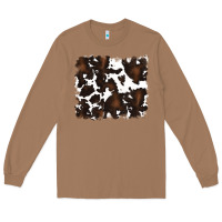 Toasted Coconut cowhide background Long Sleeve Tee - RanaPortraitStore
