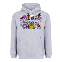 Heather Grey Witch Better Have My Candy Heavyweight Hoodie - CowhideDigitalArt