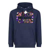 Navy Witch Better Have My Candy Heavyweight Hoodie - CowhideDigitalArt