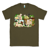 Army Green sheep coffee cups Classic Tee - Zillion Design Studio