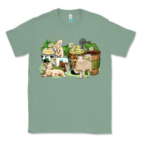 Sage sheep coffee cups Classic Tee - Zillion Design Studio