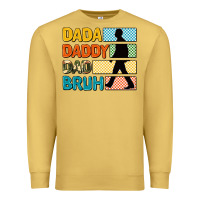Antique Gold dada daddy dad bruh Premium Sweatshirt - AdoDesignShop