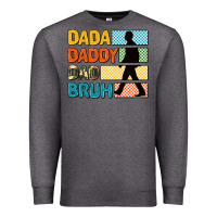 Charcoal Heather dada daddy dad bruh Premium Sweatshirt - AdoDesignShop