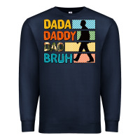Navy dada daddy dad bruh Premium Sweatshirt - AdoDesignShop