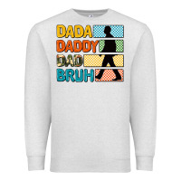Oatmeal Heather dada daddy dad bruh Premium Sweatshirt - AdoDesignShop