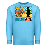 Ocean Blue dada daddy dad bruh Premium Sweatshirt - AdoDesignShop