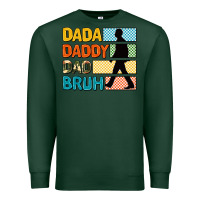 Sports Green dada daddy dad bruh Premium Sweatshirt - AdoDesignShop