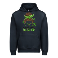 Navy messy bun mental health warrior Urban Hoodie - MaliasSmallBusiness