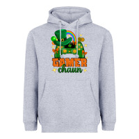 Heather Grey Gamer chaun st.patricks day Heavyweight Hoodie - Neo Western