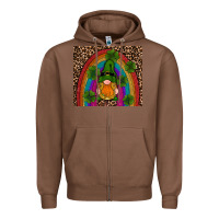 Chestnut st patricks day gnomes shamrock rainwow Zipper Hoodie - RanaPortraitStore