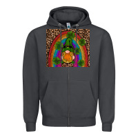 Smoke st patricks day gnomes shamrock rainwow Zipper Hoodie - RanaPortraitStore