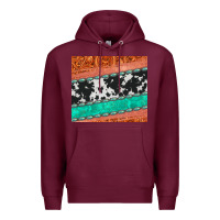 Burgundy western turquoise gemstone cowhide  leather tumbler Premium Hoodie - Jasminsmagicworld