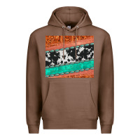 Chestnut western turquoise gemstone cowhide  leather tumbler Premium Hoodie - Jasminsmagicworld