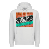 Dove Grey western turquoise gemstone cowhide  leather tumbler Premium Hoodie - Jasminsmagicworld