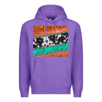 Purple western turquoise gemstone cowhide  leather tumbler Premium Hoodie - Jasminsmagicworld