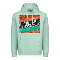 Seafoam western turquoise gemstone cowhide  leather tumbler Premium Hoodie - Jasminsmagicworld