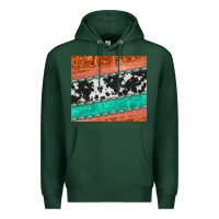 Sports Green western turquoise gemstone cowhide  leather tumbler Premium Hoodie - Jasminsmagicworld