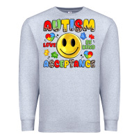 Heather Grey autism acceptance Premium Sweatshirt - JahusDesignShop